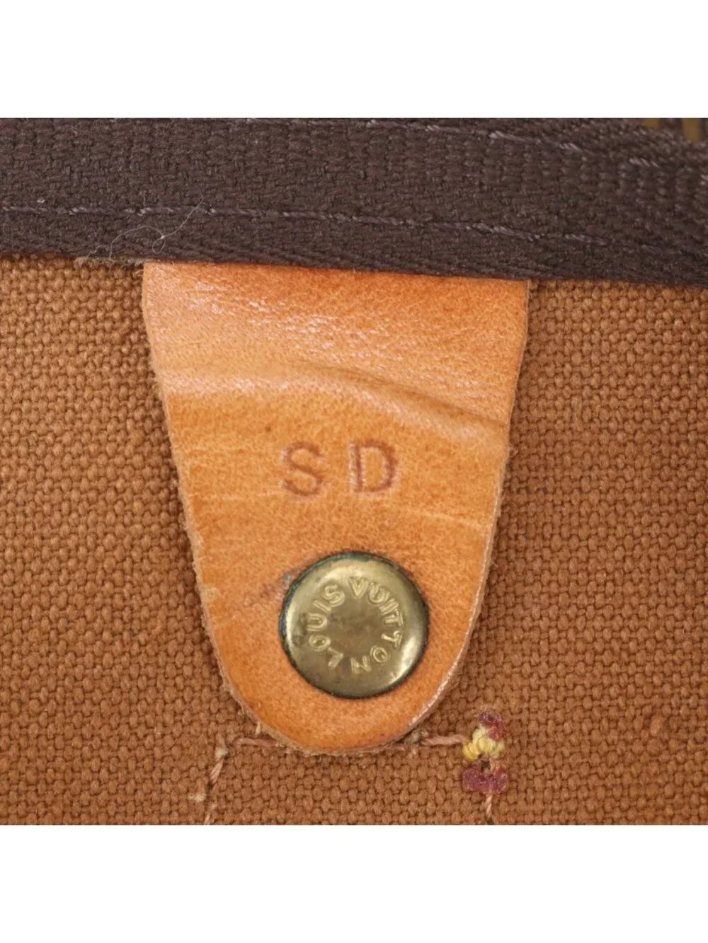 Louis Vuitton Monogram Keepall 55 Leather Boston Bag Tote Travel Business